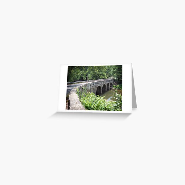Glass Mill Bridge Greeting Card