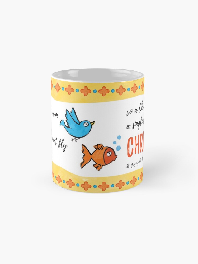 Alternate view of St Gregory Theologian quote Mug
