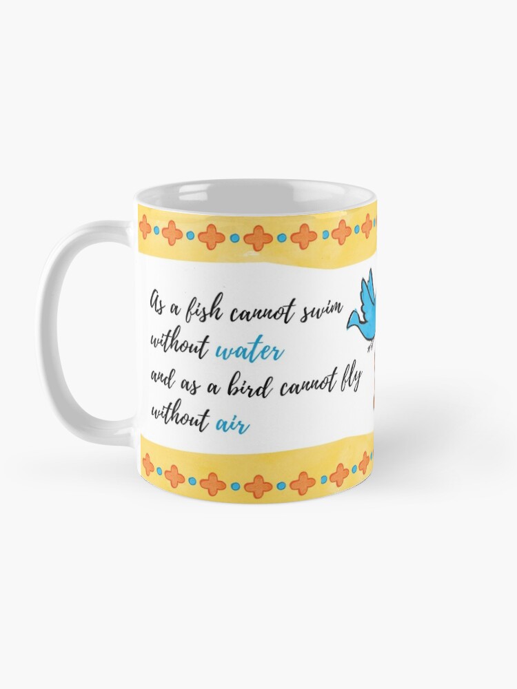 Alternate view of St Gregory Theologian quote Mug