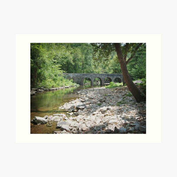 Glass Mill Bridge Art Print
