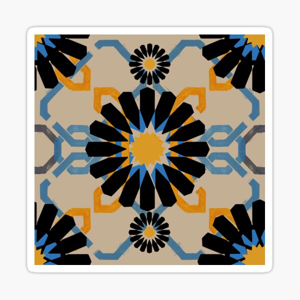 Item preview, Alhambra Geometrics TEN designed and sold by Big Fat Arts Gallery.