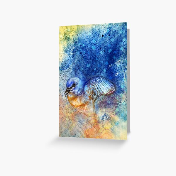 Eastern Bluebird Greeting Card
