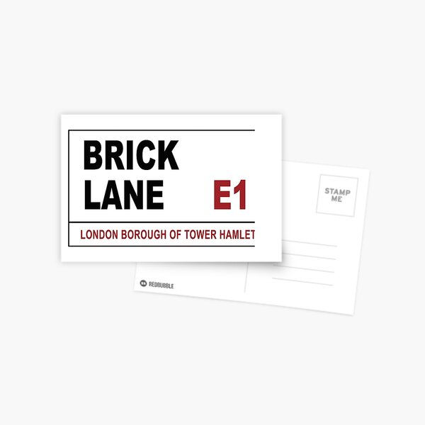 Item preview, Brick Lane Street Sign designed and sold by rogue-design.