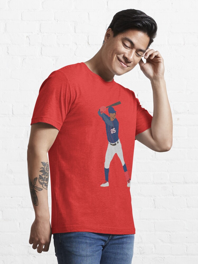  Byron Buxton Shirt (Cotton, Small, Heather Gray