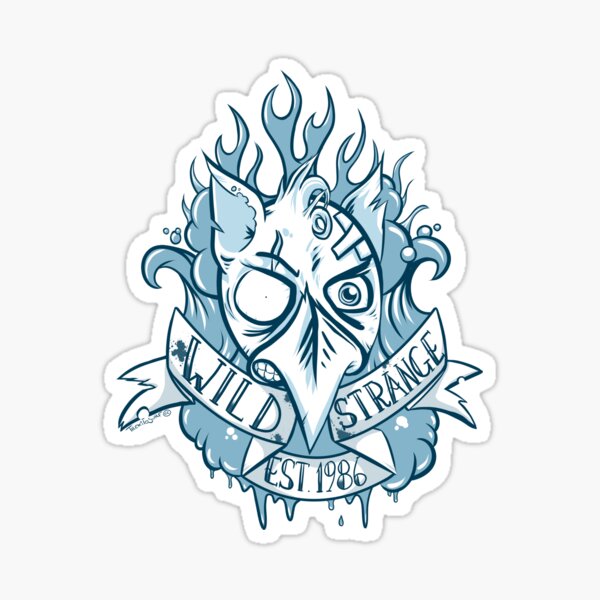 Wild Strange EST.1986 Sticker