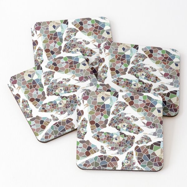Item preview, Geometric frog mix designed and sold by Caroline Bochud.