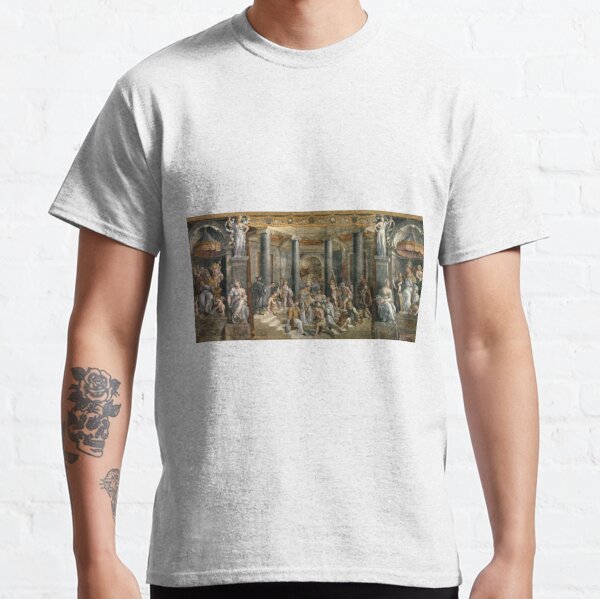 The Baptism of Constantine #FamousPlace, #international #landmark, #Raphael Rooms, Vatican City, Europe, Southern Europe, italian culture, art Classic T-Shirt