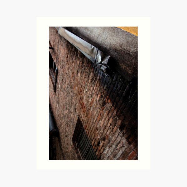 Industrial Brick and Drain Art Print