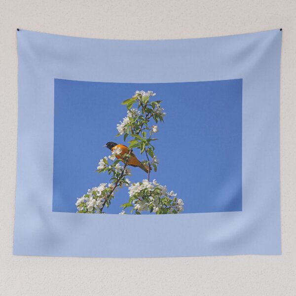 Item preview, Oriole And White Blossoms designed and sold by Deb Oppermann.