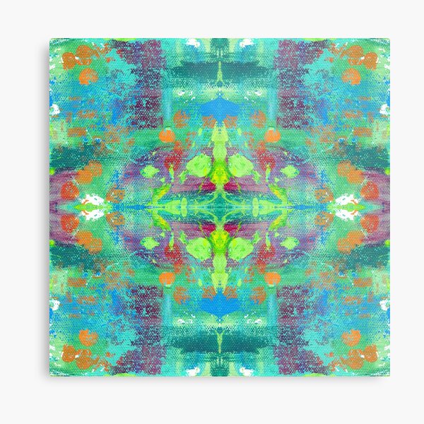 Trippy Drippy Metal Print