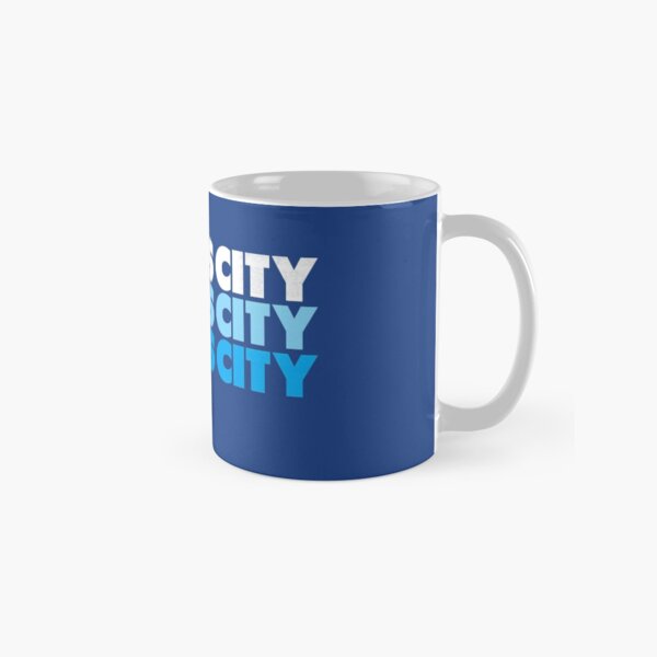Retro KC Royal Blue & Light Blue Kansas City Crown Town KC Baseball Fans Wear Kansas city KC Face mask Kansas City facemask Classic Mug