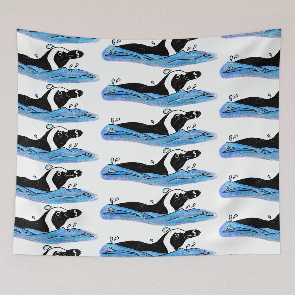 Item preview, Swimming Penguin designed and sold by Tilly-Rose.