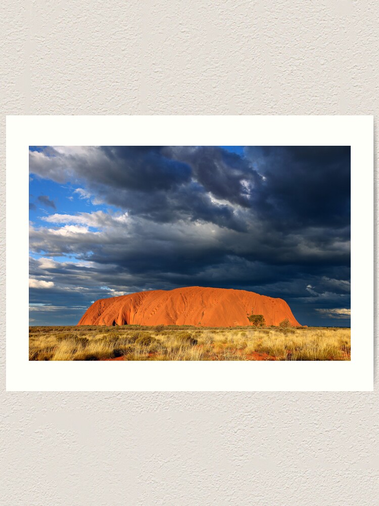 Alternate view of Ayers Rock (Uluru) Sunset, Australia Art Print