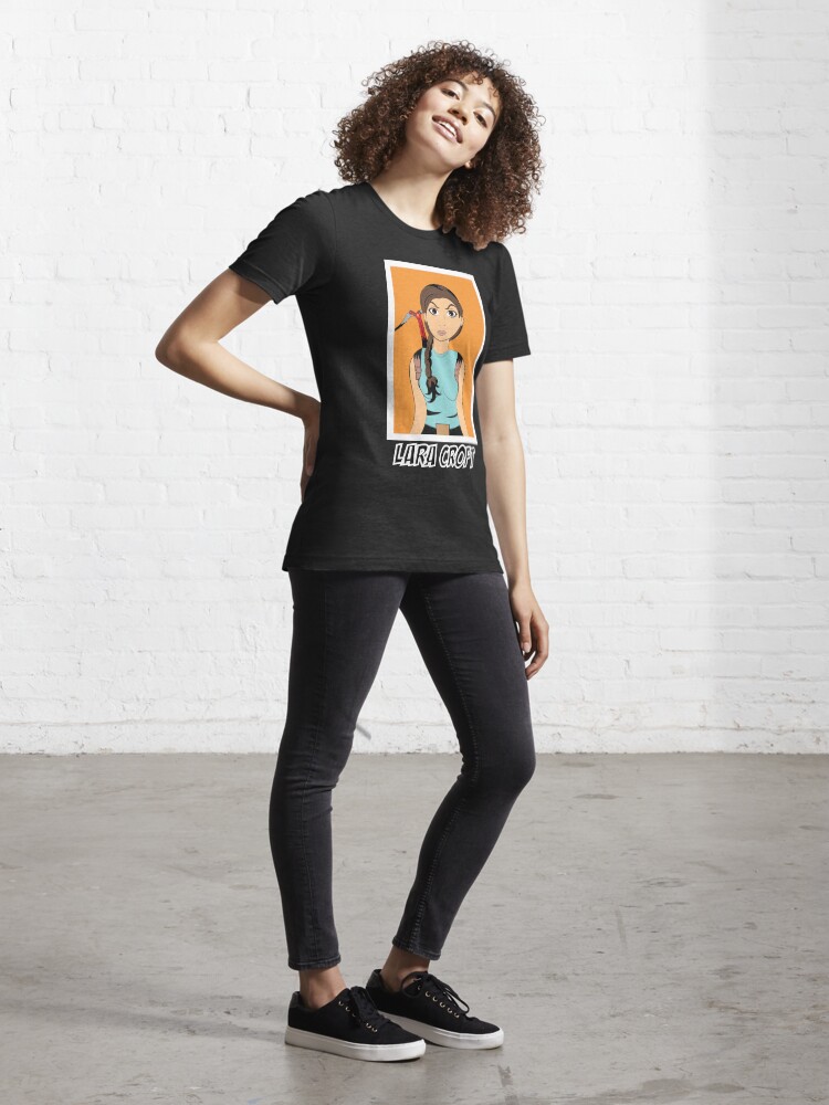Alternate view of Lara Croft Tomb Raider Essential T-Shirt