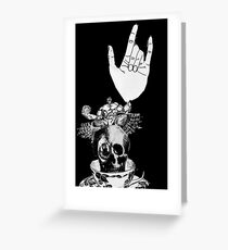 The Incredible, Teapot riding, Three-eyed winged Hulkskull Greeting Card