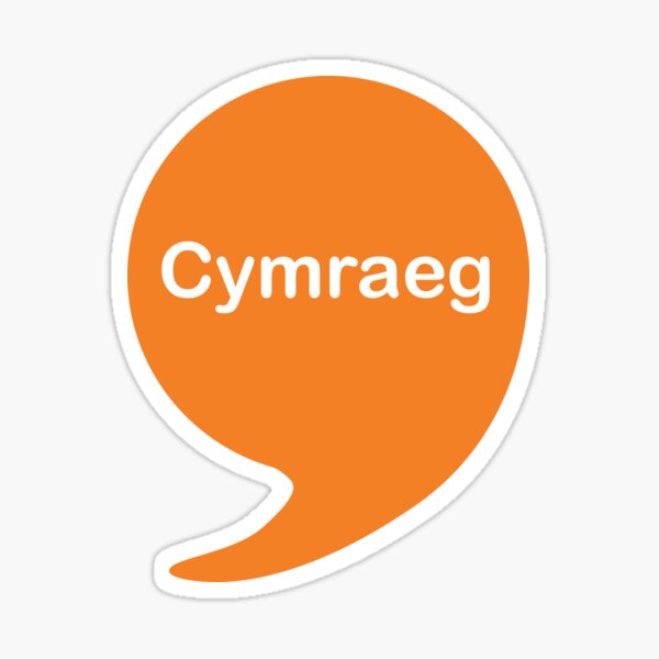 Sticer Cymraeg Sticker Sticker