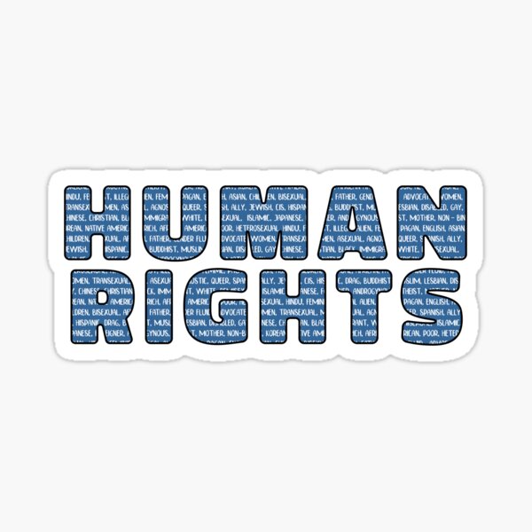 Human Rights For All Sticker