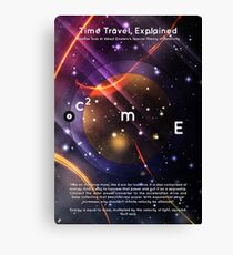 Time Travel, Explained Canvas Print