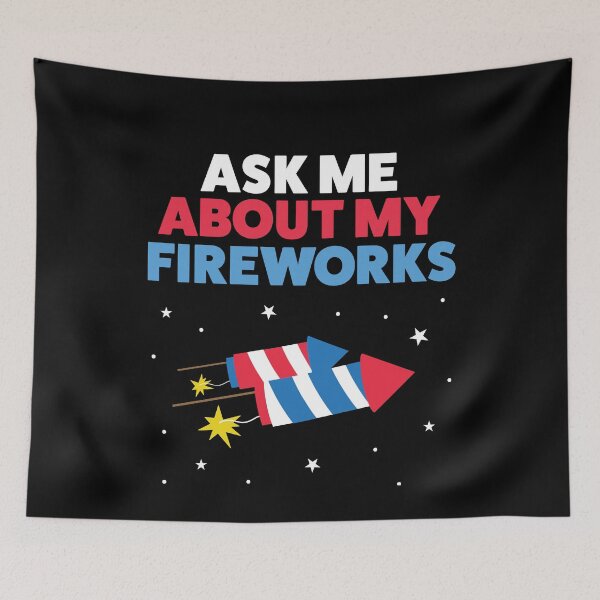 Item preview, Funny Fireworks Shirt designed and sold by ChiChingTees.