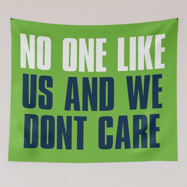 Item preview, No One like Us and We dont care, Seattle Sports Green designed and sold by elhefe.