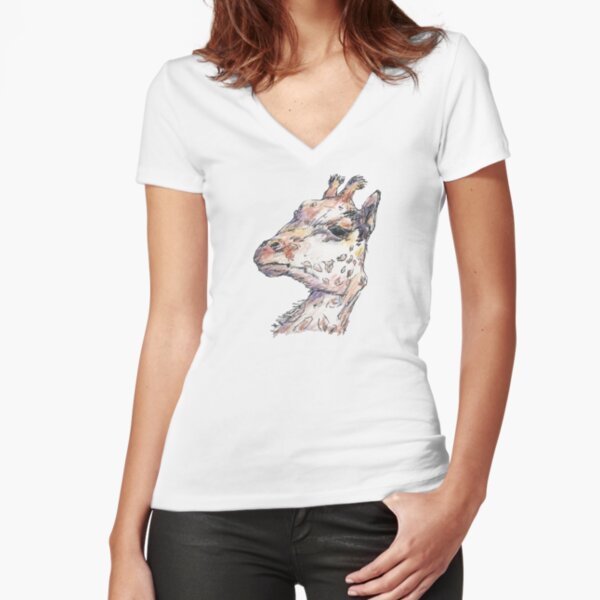 Fitted V-Neck T-Shirt