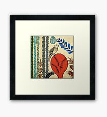 Retro Birdie Framed Print