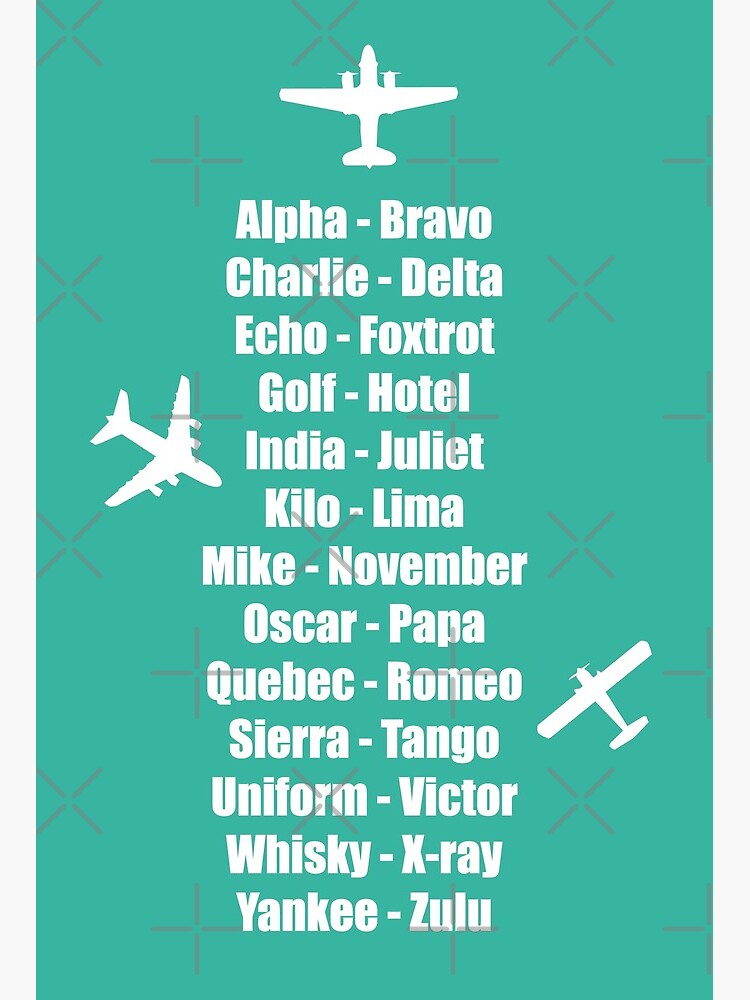 pilot-phonetic-alphabet-military-cadet-airplanes-art-board-print-for-sale-by-creativetwins-redbubble for Free Printable Pilot Phonetic Alphabet Pilot Phonetic Alphabet Military Cadet Airplanes