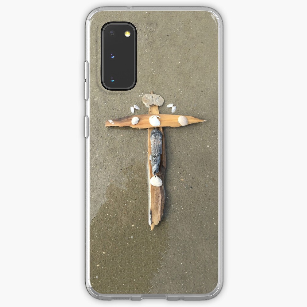 Driftwood cross on beach sand - From ccnow.info Case & Skin for Samsung Galaxy