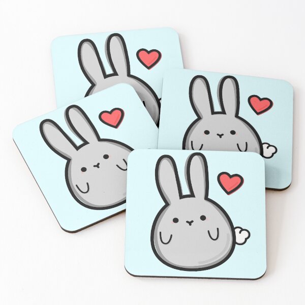 Item preview, Cute bunny with a heart designed and sold by happyfruits.