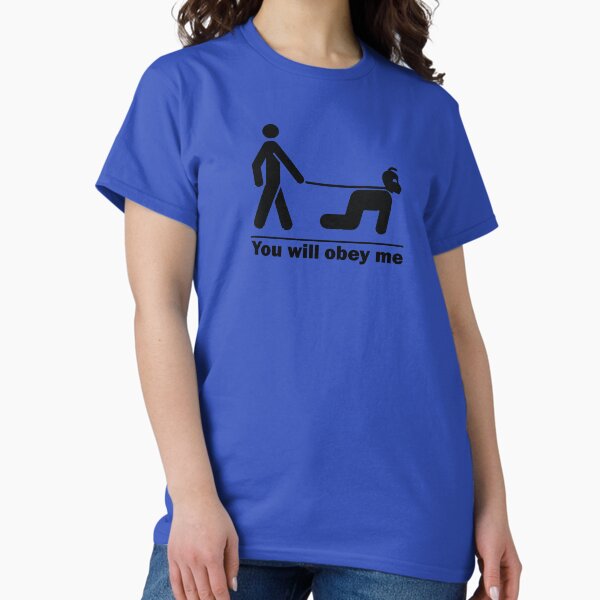 Item preview, You Will Obey Me Human Pup on Leash Pictogram designed and sold by CreativeTwins.