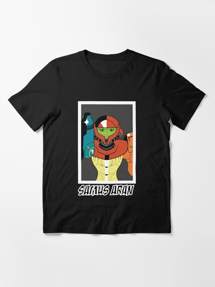 Alternate view of Samus Aran Metroid Essential T-Shirt