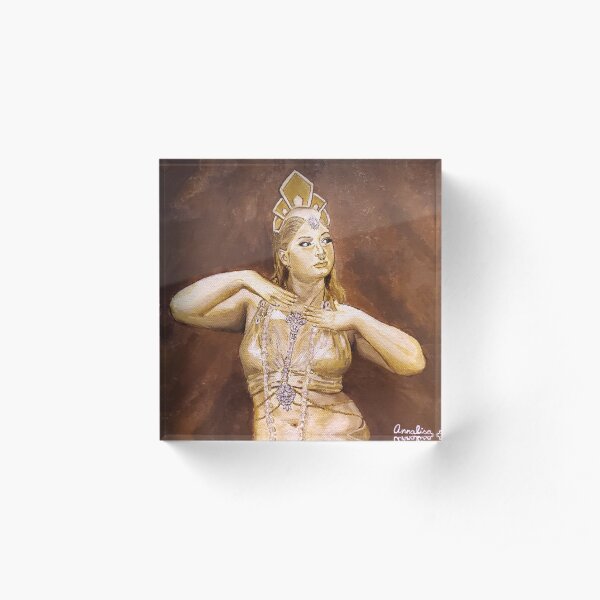 DiAhna Restry as Ayesha Acrylic Block