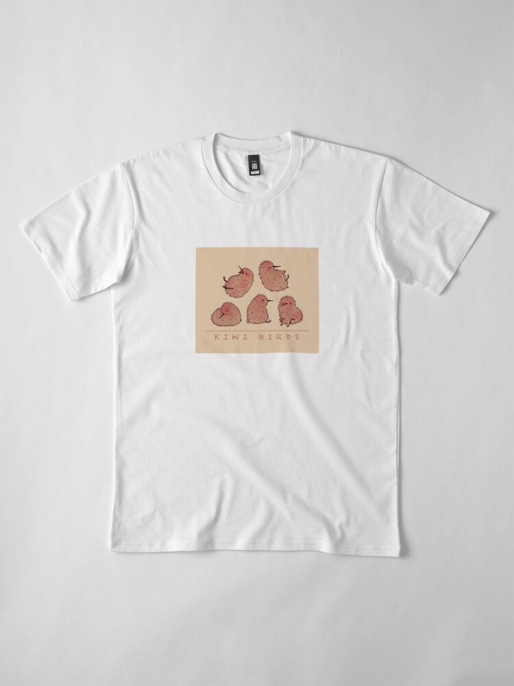 Alternate view of Cute Kiwi Birds 2 Premium T-Shirt