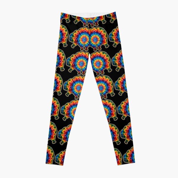 Tardigrade Leggings For Women. Pastel Tie Dye Water Bear