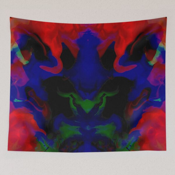 Item preview, Temple of madness abstract designed and sold by VWDigitalPaint.