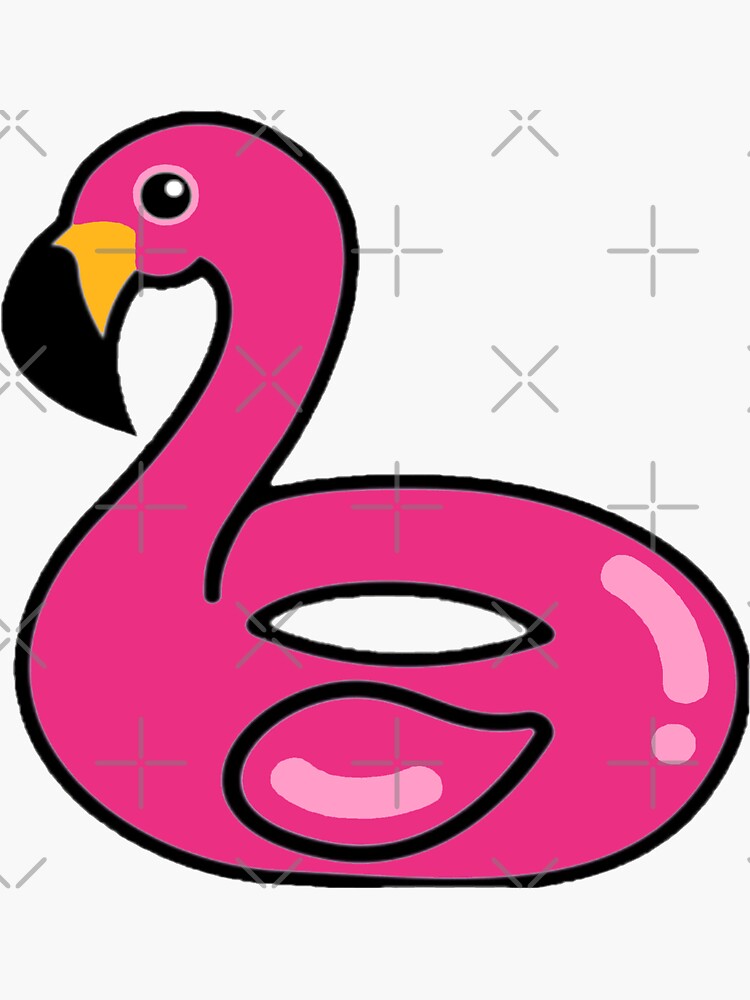 "flamingo floatie" Sticker for Sale by alisonlove Redbubble
