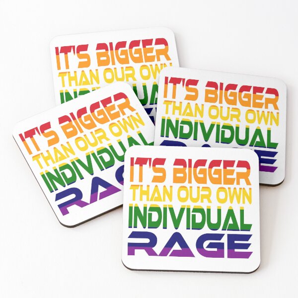 Item preview, It's Bigger Than Our Own Individual Rage (Rainbow) Idium Series designed and sold by Carbon-Fibre Media.