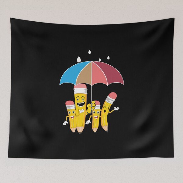 Item preview, The funny cute happy family pencil tea designed and sold by Peter Azeez.