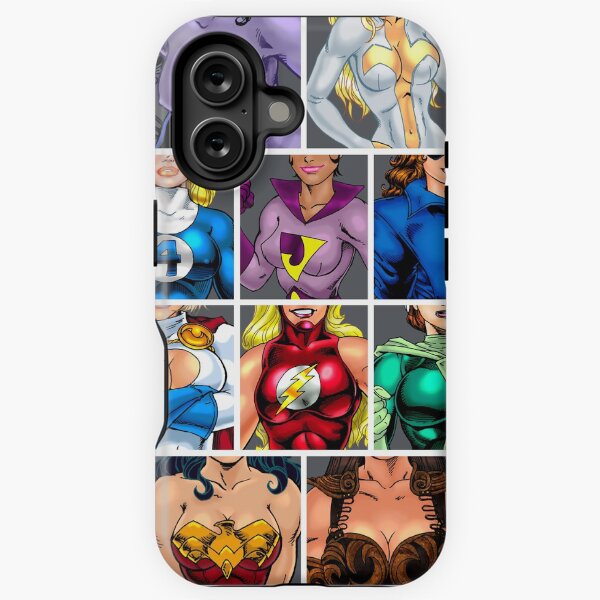 Superheroine ABC's iPhone Tough Case