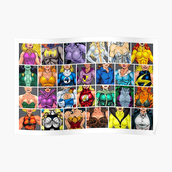Superheroine ABC's Poster