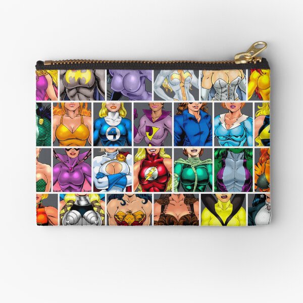 Superheroine ABC's Zipper Pouch