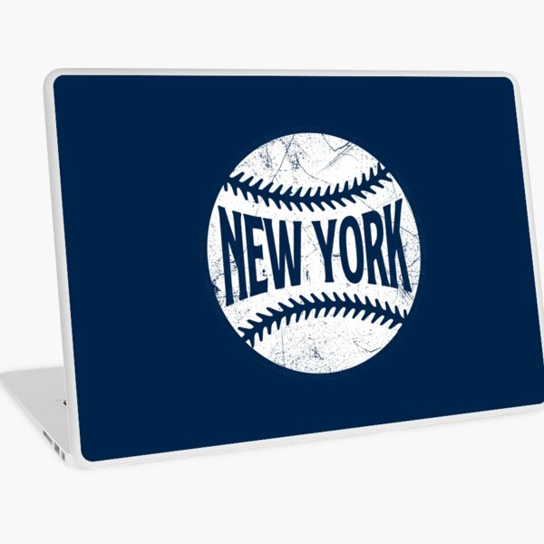 New York Retro Baseball - Navy A-Line Dress for Sale by