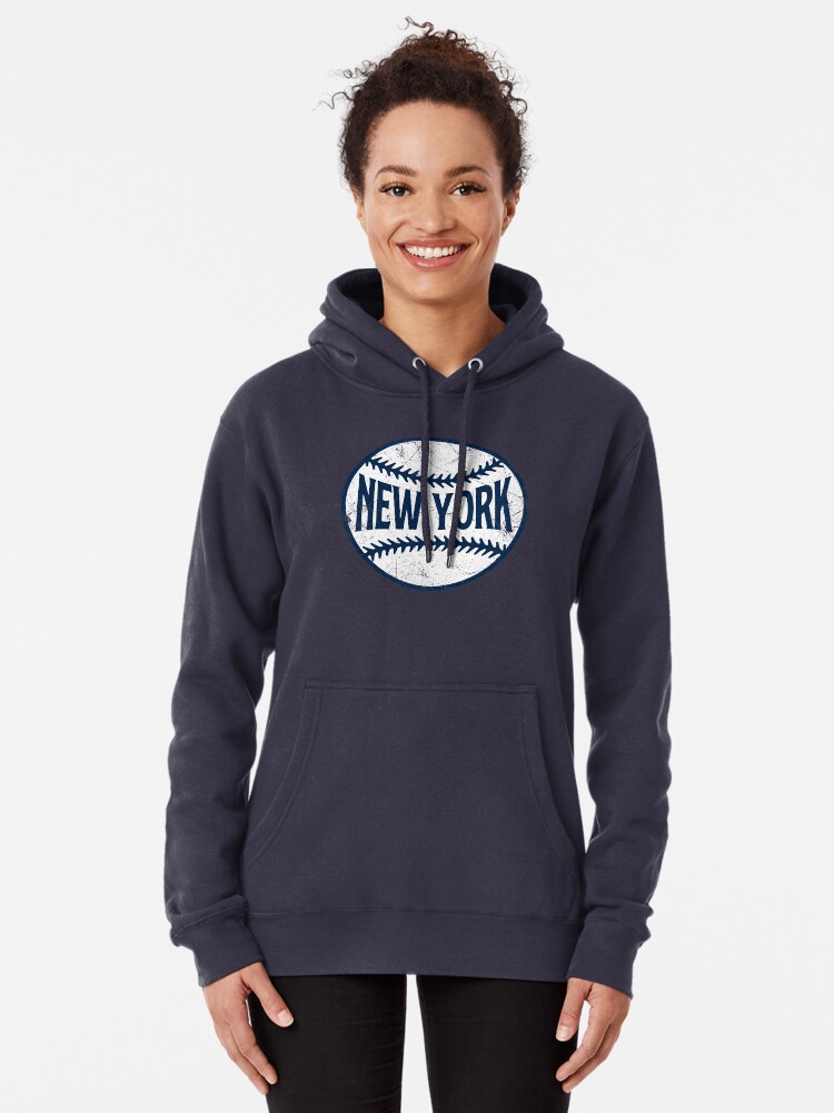 New York Retro Baseball-Navy Men Women S-6XL Hoodie New York Nyy