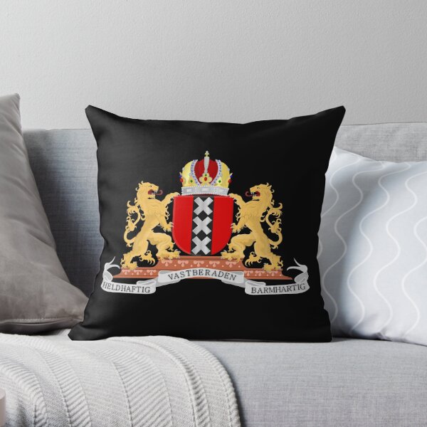18x18 Multicolor Family Crest and Coat of Arms clothes and gifts Rowe Coat of Arms-Family Crest Throw Pillow 