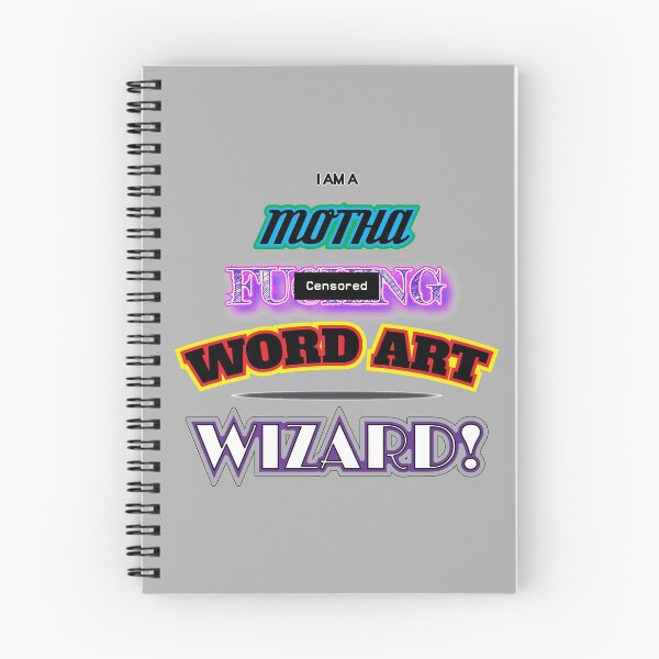 Item preview, Word Art Wizard designed and sold by CreepyKards.
