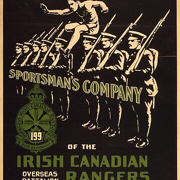 Artwork thumbnail, 'Irish Canadian Ranger' Vintage Poster (Reproduction) by Classic Visions Gallery