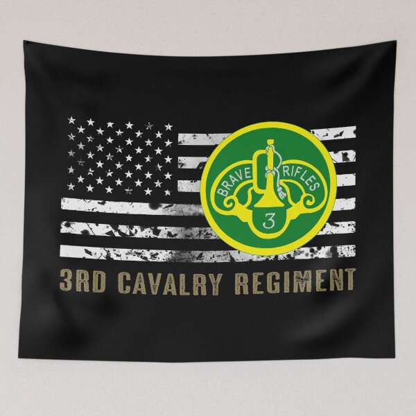 Item preview, 3rd Cavalry Regiment (Distressed Flag) designed and sold by Jared Davies.