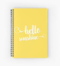 Hello Sunshine Spiral Notebook
