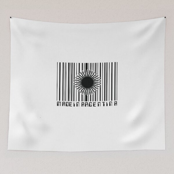 Artikelvorschau, Made In Argentina - Barcode-Reisesouvenir entworfen und verkauft von BlueRockDesigns.