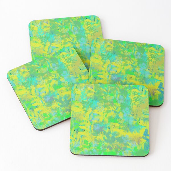Item preview, Into the Jungle. An abstract jungle design of plants and butterflies. designed and sold by innerspectrum.